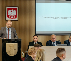 XXVIII Sesja Rady Gminy Grybów - absolutorium dla Wójta Gminy Grybów