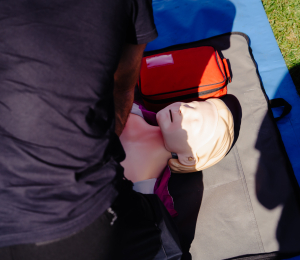 Pierwsza pomoc w praktyce – Krajowy Trening podczas IV Przeglądu Dorobku Kulturalnego Gminy Grybów