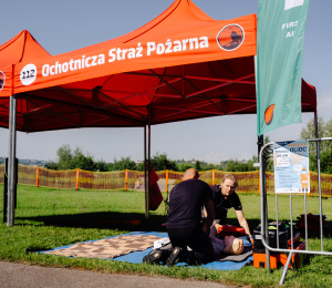 Pierwsza pomoc w praktyce – Krajowy Trening podczas IV Przeglądu Dorobku Kulturalnego Gminy Grybów
