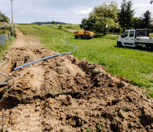 Rozbudowa sieci wodociągowej na terenie Gminy Grybów