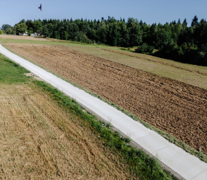 2 kilometry nowych dróg betonowych w Gminie Grybów