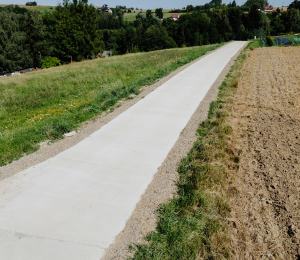 2 kilometry nowych dróg betonowych w Gminie Grybów
