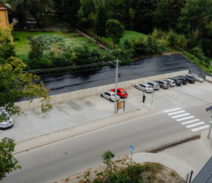Zakończyliśmy utwardzenie placu przy budynku komunalnym w Siołkowej