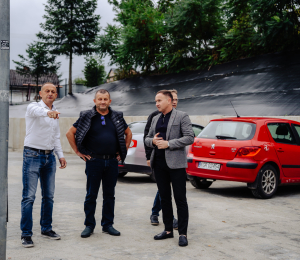 Zakończyliśmy utwardzenie placu przy budynku komunalnym w Siołkowej