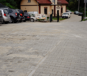 Zakończyliśmy utwardzenie placu przy budynku komunalnym w Siołkowej