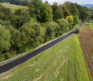 3,5 km nowych nawierzchni bitumicznych w Gminie Grybów