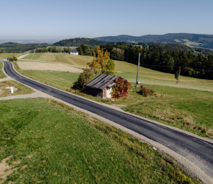 3,5 km nowych nawierzchni bitumicznych w Gminie Grybów