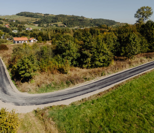 3,5 km nowych nawierzchni bitumicznych w Gminie Grybów