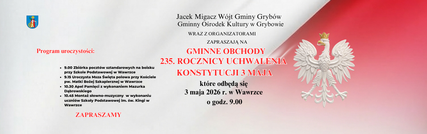 gminne obchody 3 maja 2026